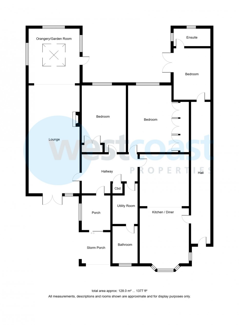 Floorplan for Brean, Somerset