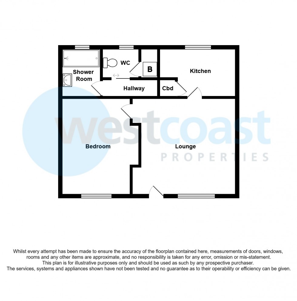 Floorplan for Berrow, Burnham-On-Sea, Somerset