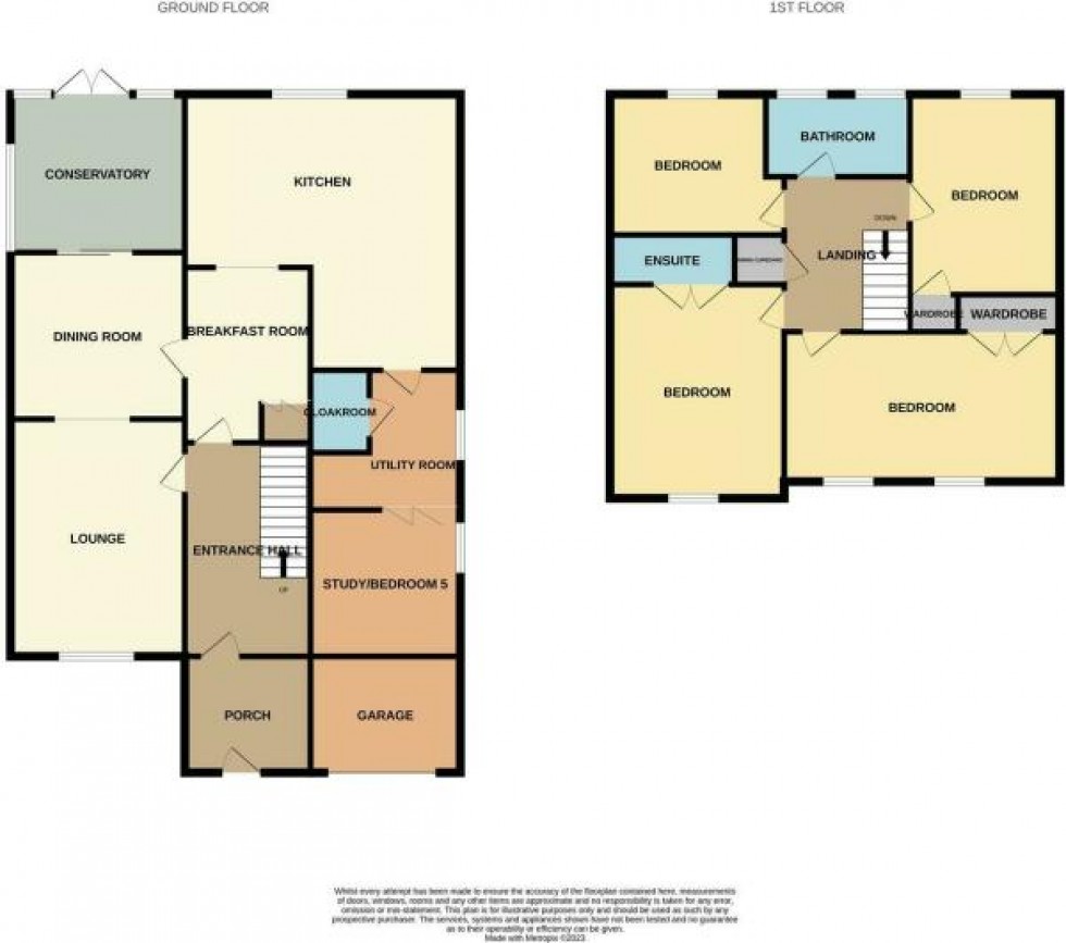 Floorplan for Berrow, Burnham-on-Sea, Somerset