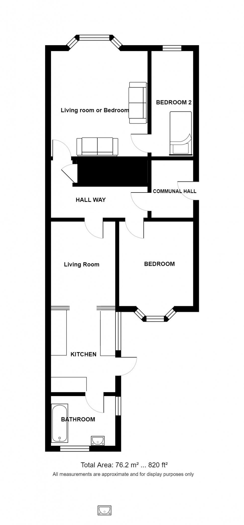 Floorplan for Weston-super-Mare, Somerset