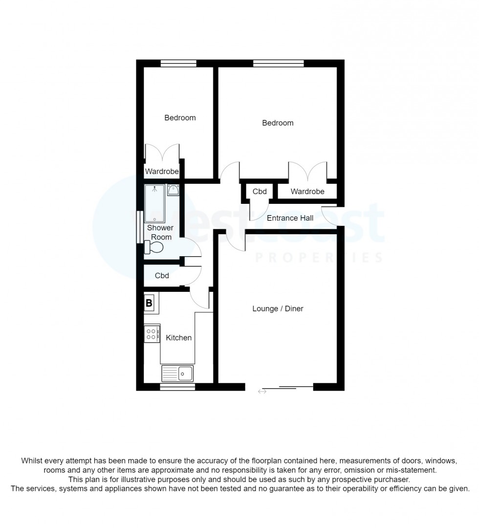 Floorplan for Weston-super-Mare, Somerset