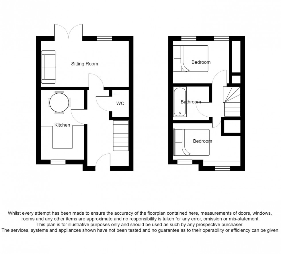 Floorplan for Weston-Super-Mare