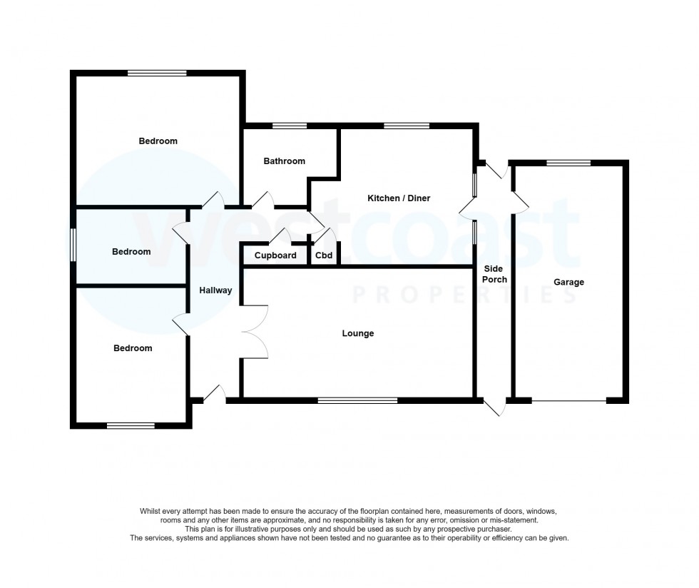 Floorplan for Burnham-on-Sea