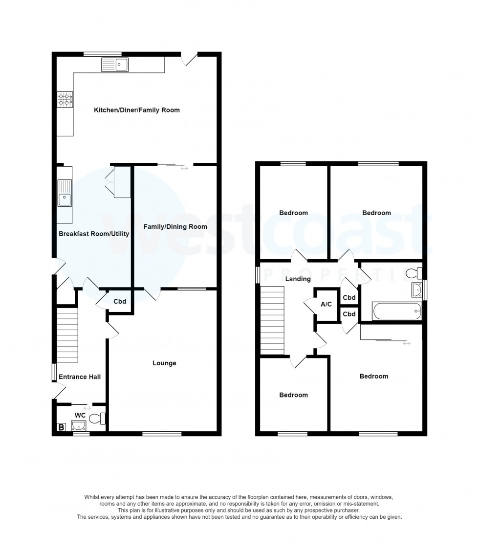 Floorplan for Burnham-on-Sea, Somerset