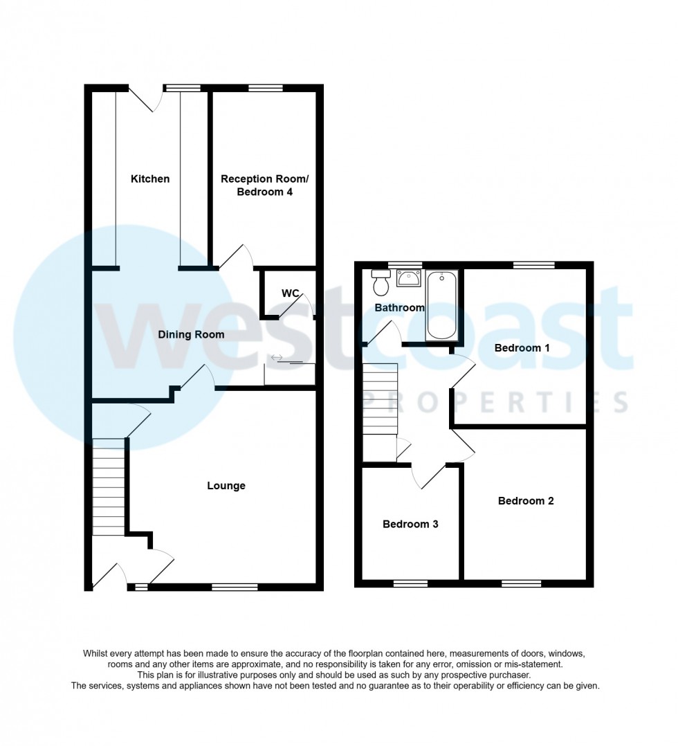 Floorplan for Weston-super-Mare, Somerset