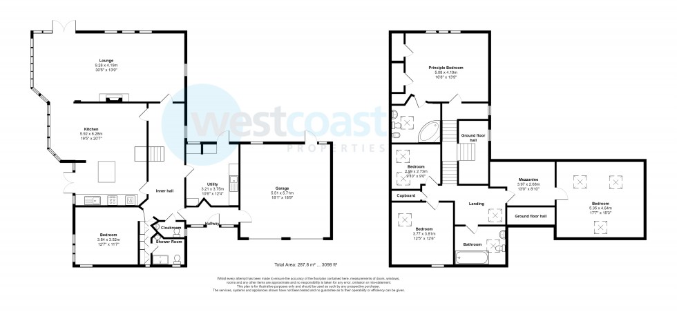 Floorplan for Clevedon, Somerset