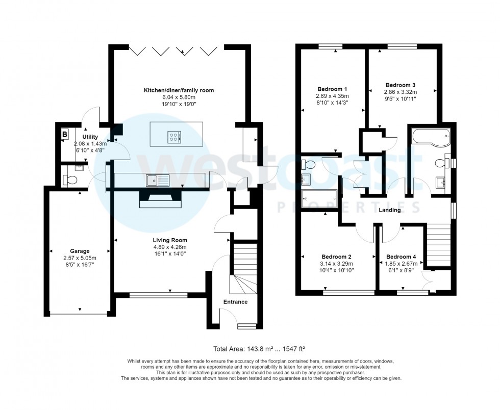 Floorplan for Nailsea, North Somerset