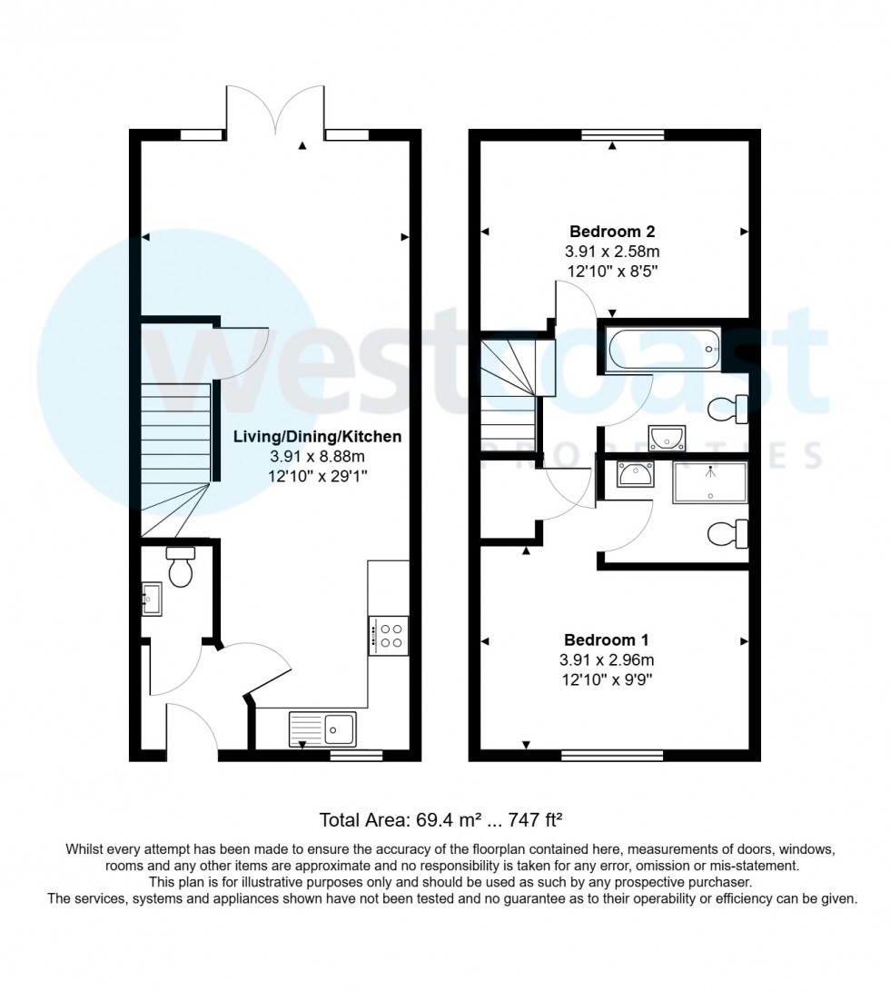 Floorplan for Nailsea, Nailsea Somerset