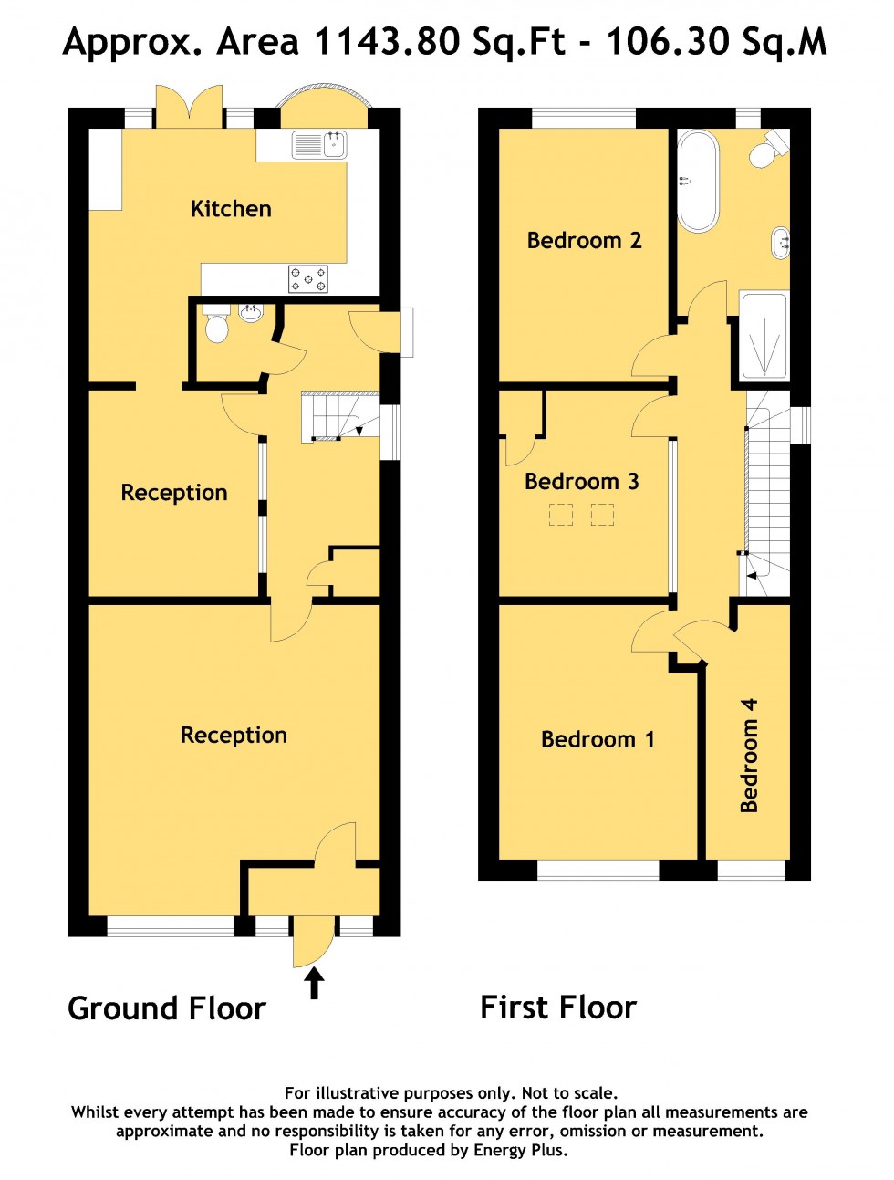 Floorplan for Patchway, Bristol, Gloucestershire