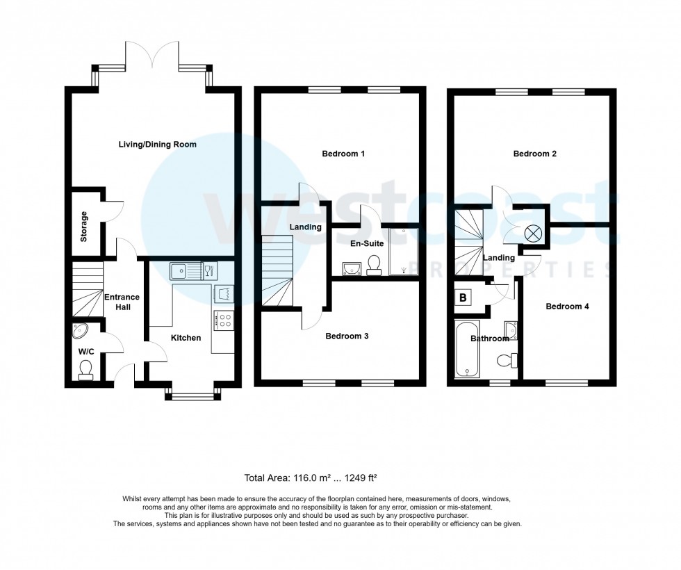 Floorplan for Patchway, Bristol, Gloucestershire