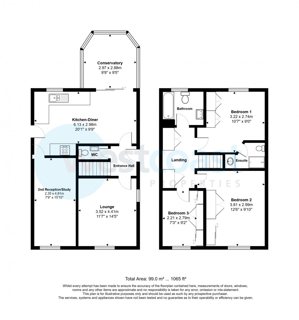 Floorplan for Bradley Stoke, Bristol, Gloucestershire