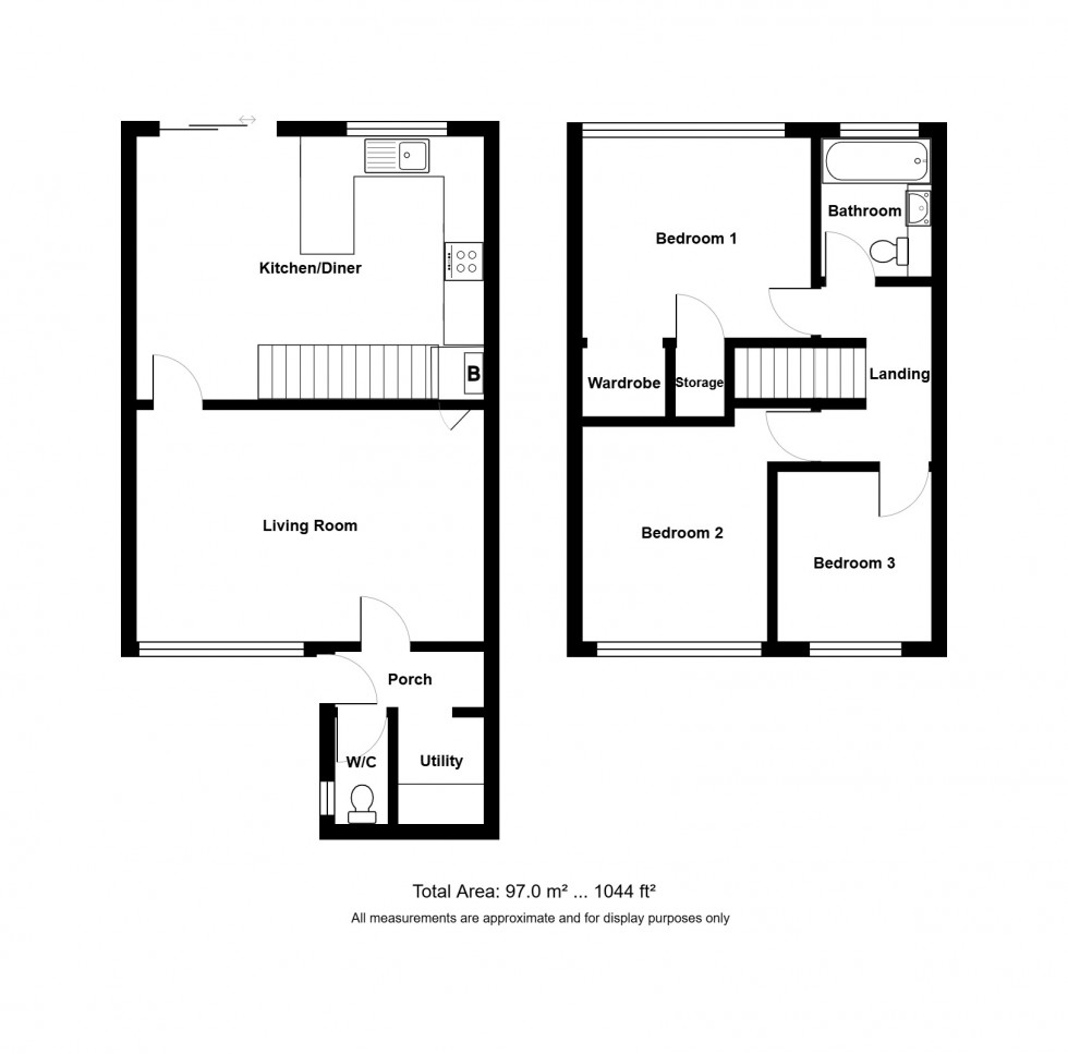 Floorplan for Patchway, Bristol, Gloucestershire