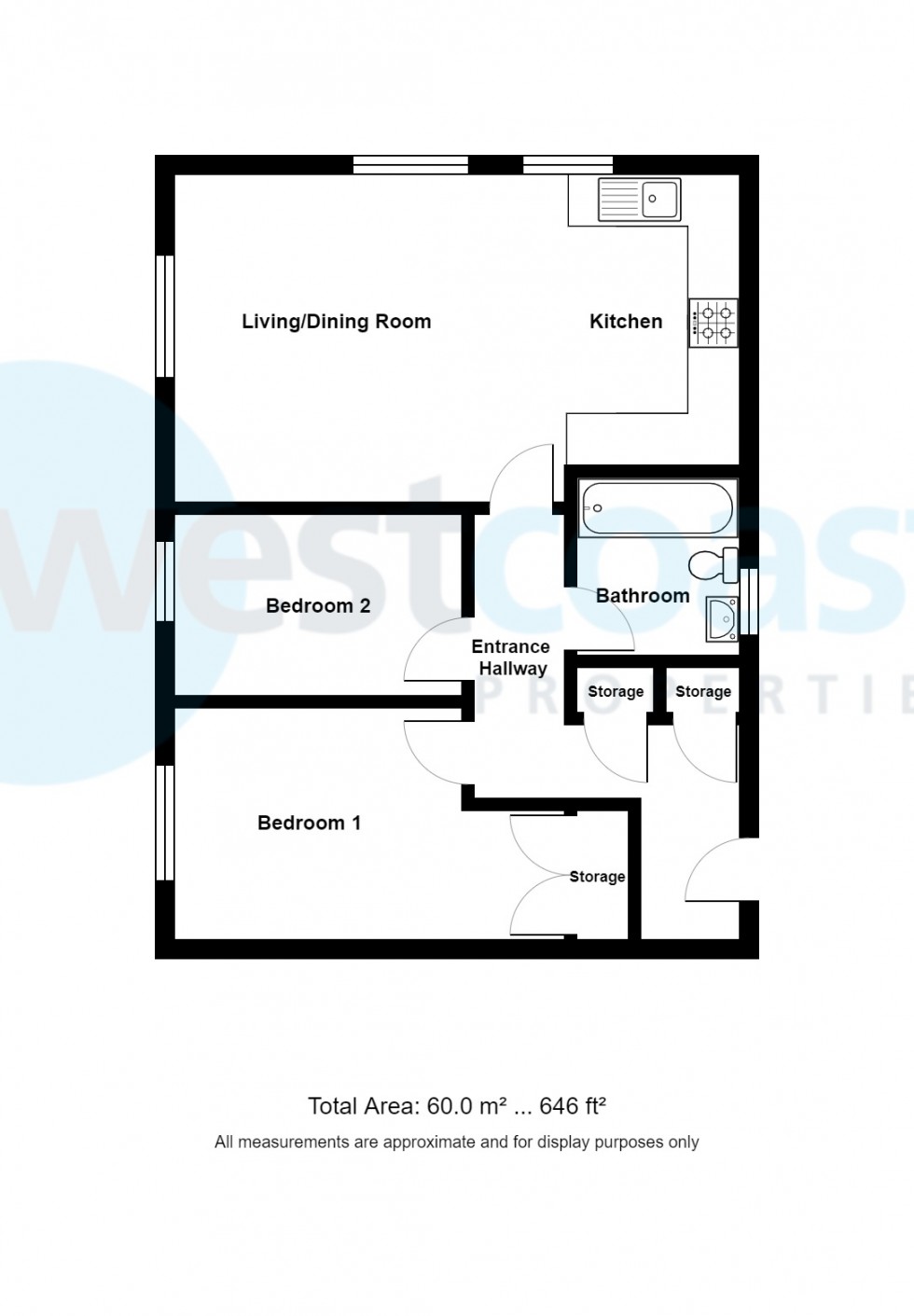 Floorplan for Patchway, Bristol, Gloucestershire