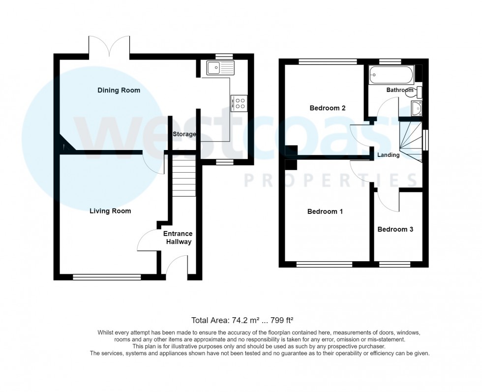 Floorplan for Patchway, Bristol, Gloucestershire