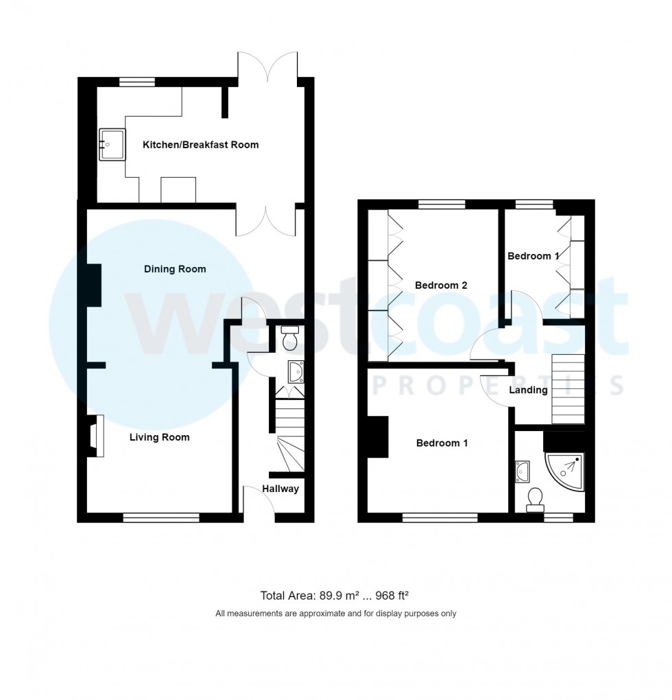 Floorplan for The Common, Patchway, Bristol