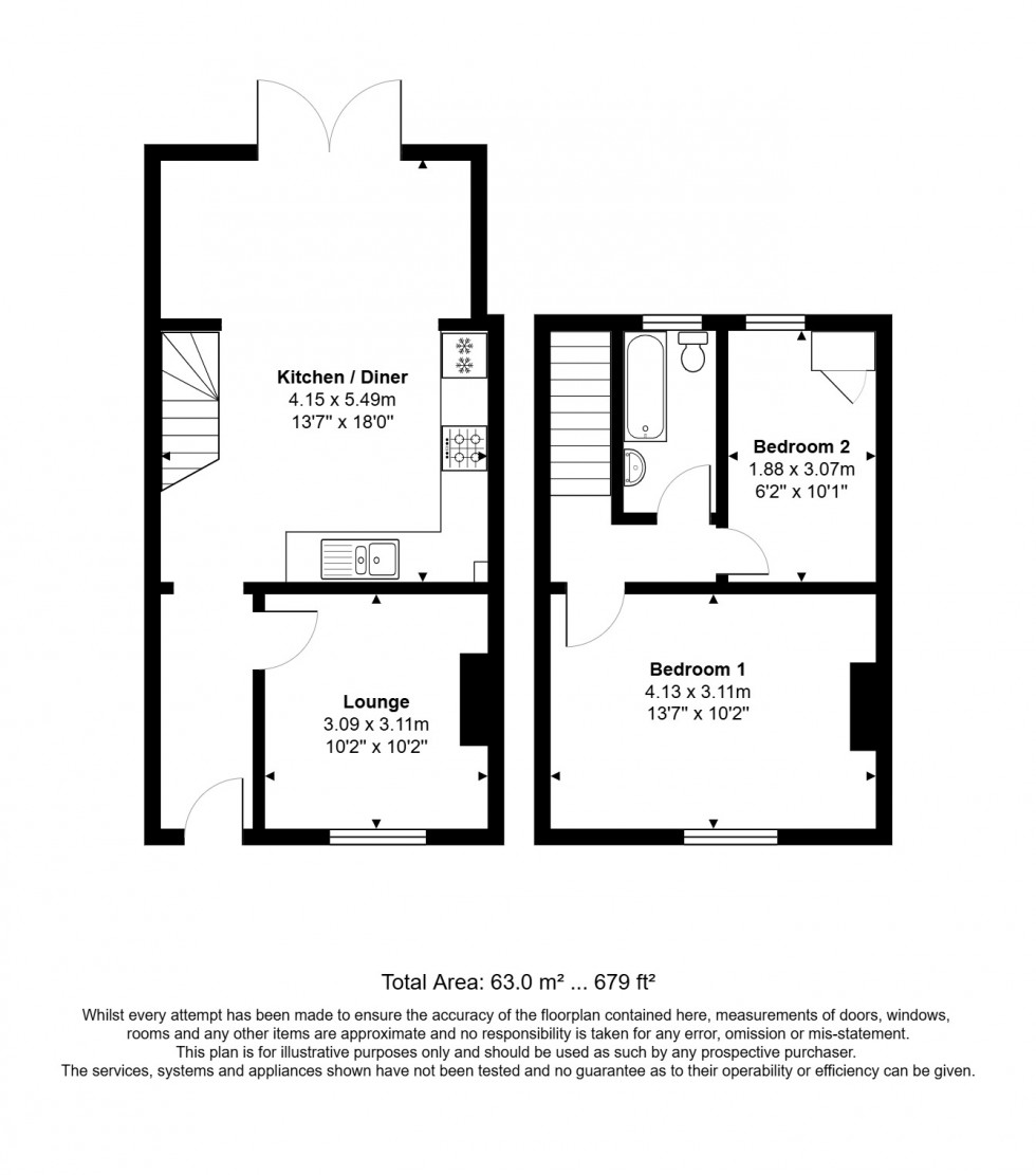 Floorplan for Patchway, Bristol, Gloucestershire