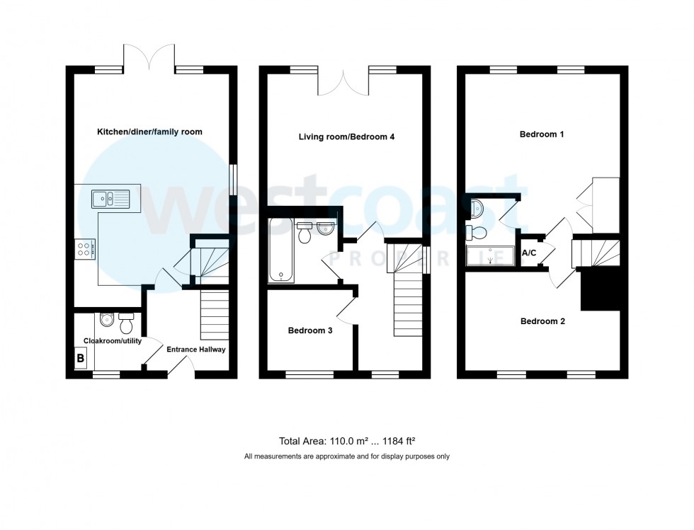 Floorplan for Patchway, Bristol, Gloucestershire