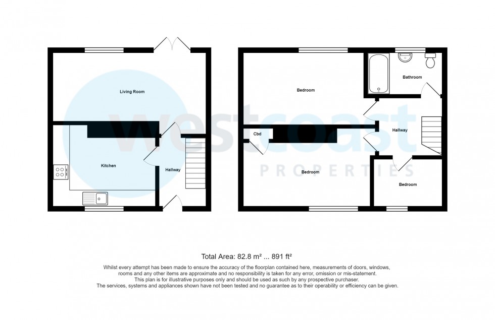 Floorplan for Patchway, Bristol, Gloucestershire