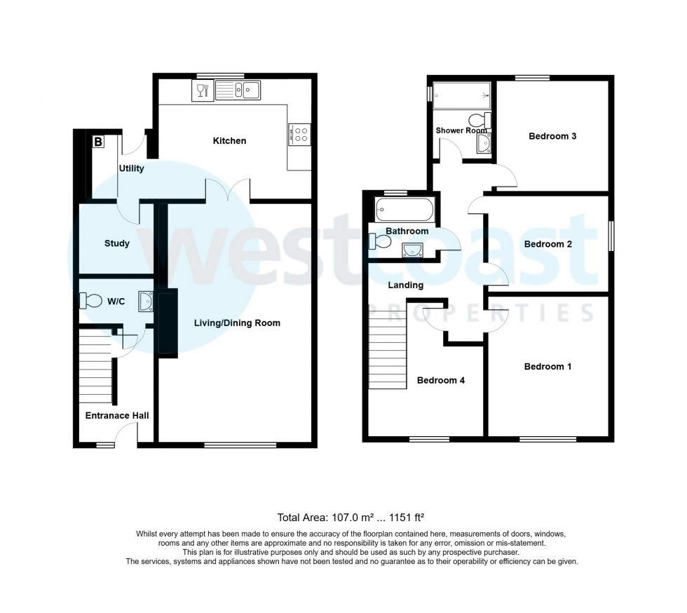 Floorplan for Patchway, Bristol, Gloucestershire