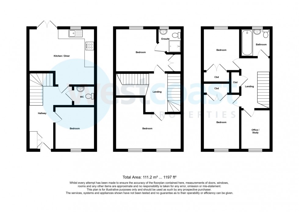 Floorplan for Horfield, Bristol, Somerset