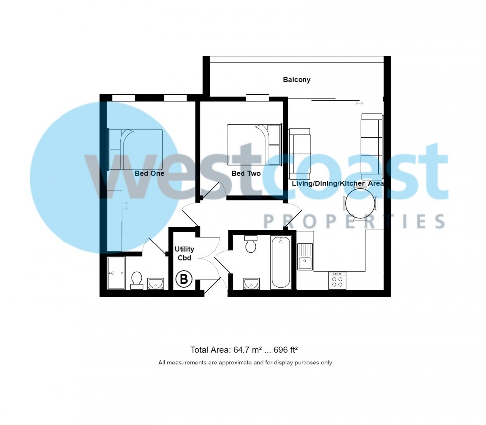 Floorplan for Portishead, Bristol, Somerset