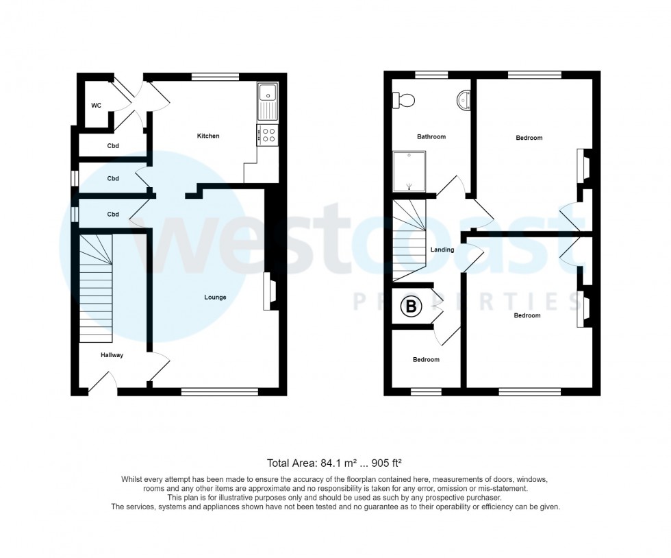 Floorplan for St. Philips, Bristol, Somerset