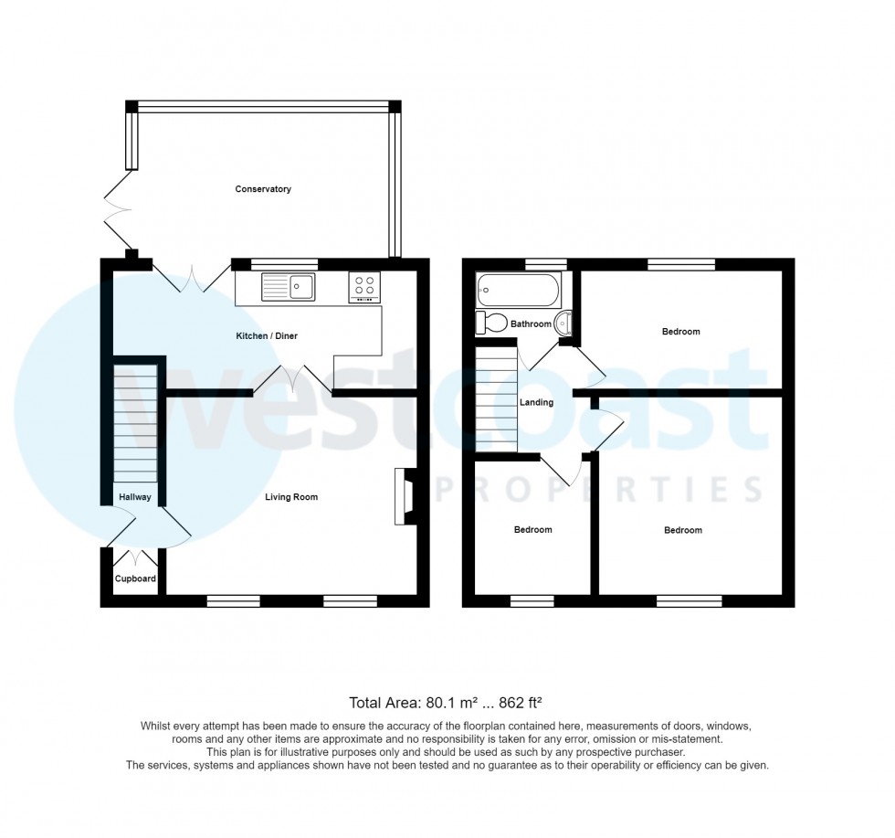 Floorplan for Bristol, Somerset