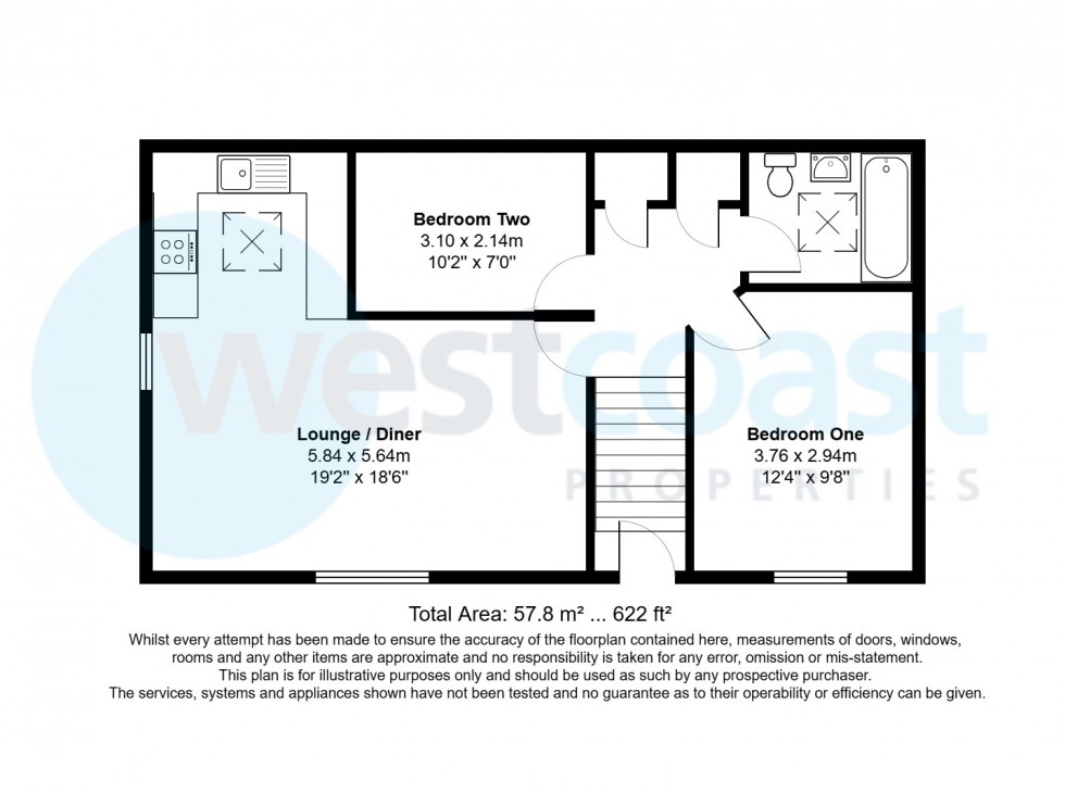 Floorplan for Portishead, Bristol, Somerset