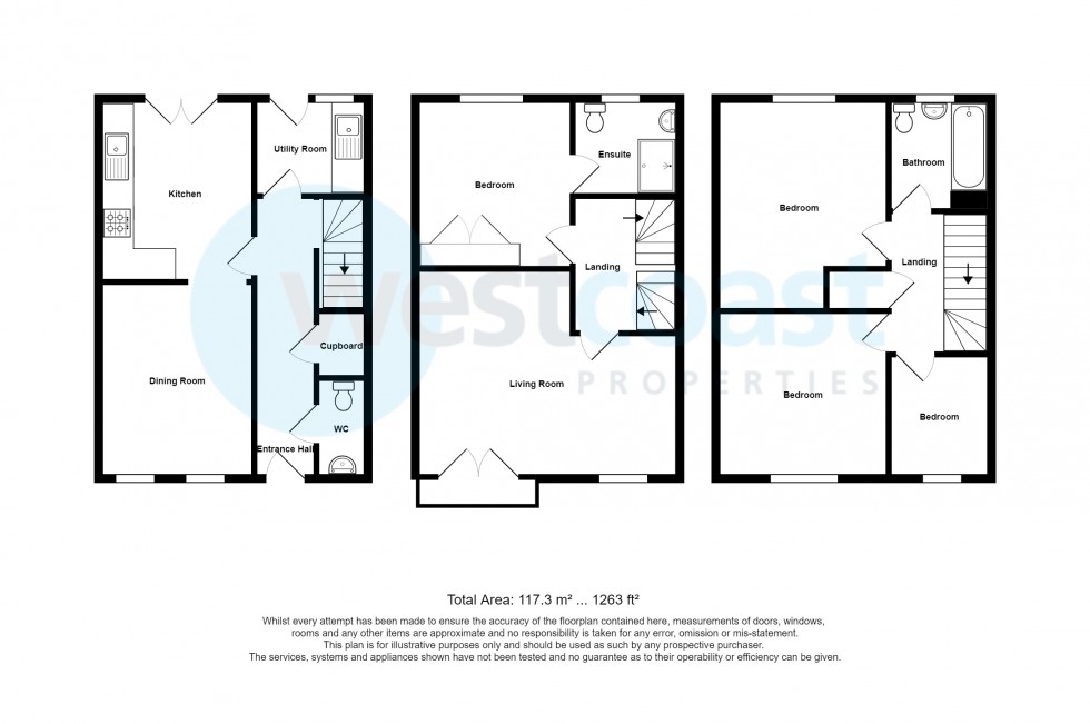 Floorplan for Portishead, Bristol, Somerset