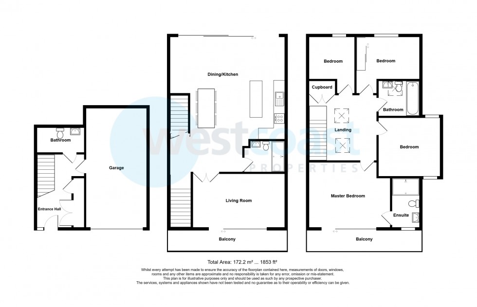 Floorplan for Portishead, Bristol, Somerset