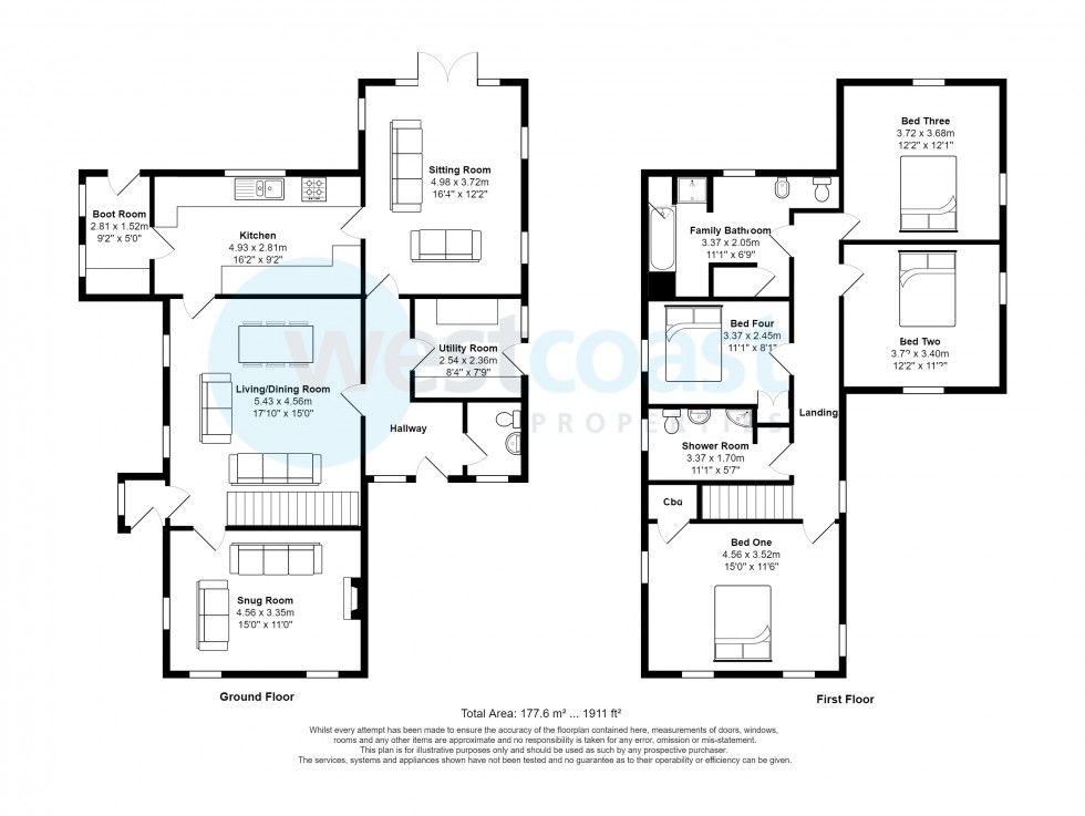 Floorplan for Clapton In Gordano, Bristol, North Somerset