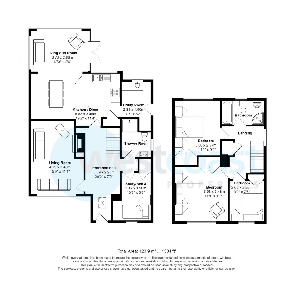 Floorplan for Portishead, Bristol, North Somerset