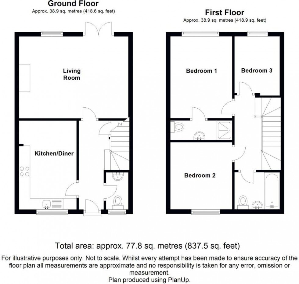 Floorplan for Portishead, Bristol