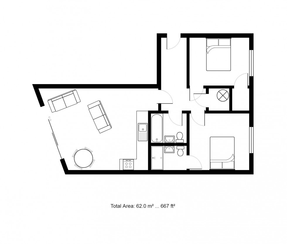 Floorplan for Portishead, Bristol, Somerset