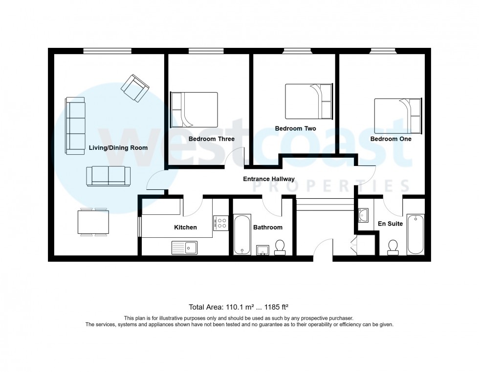 Floorplan for Nore Road, Portishead