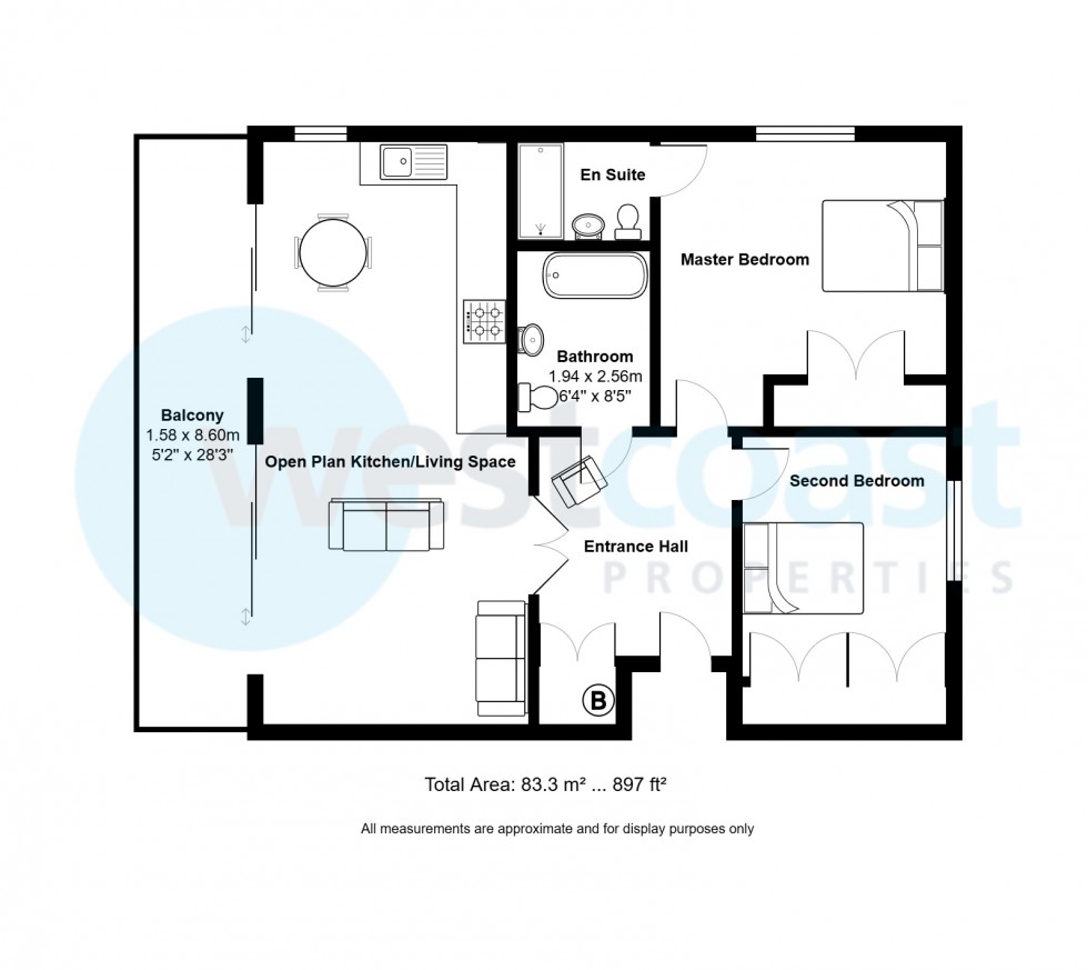 Floorplan for Portishead, Bristol, Somerset