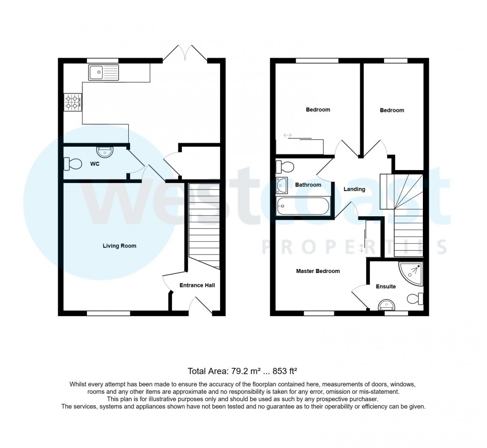 Floorplan for Portishead, Bristol, Somerset