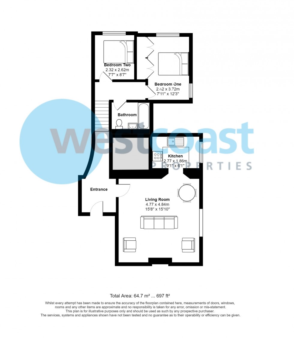 Floorplan for Portishead, Bristol, Somerset