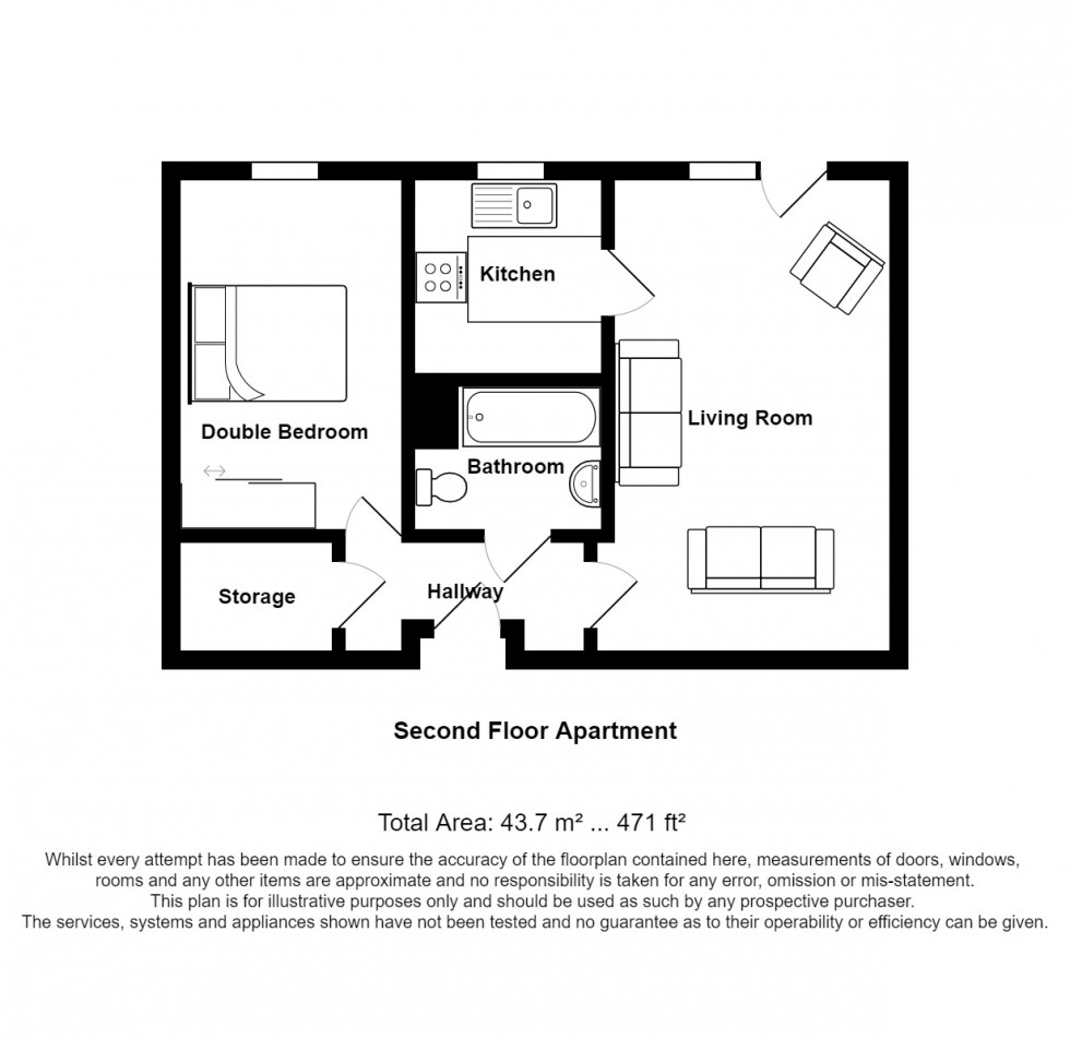 Floorplan for Portishead, Bristol, Somerset