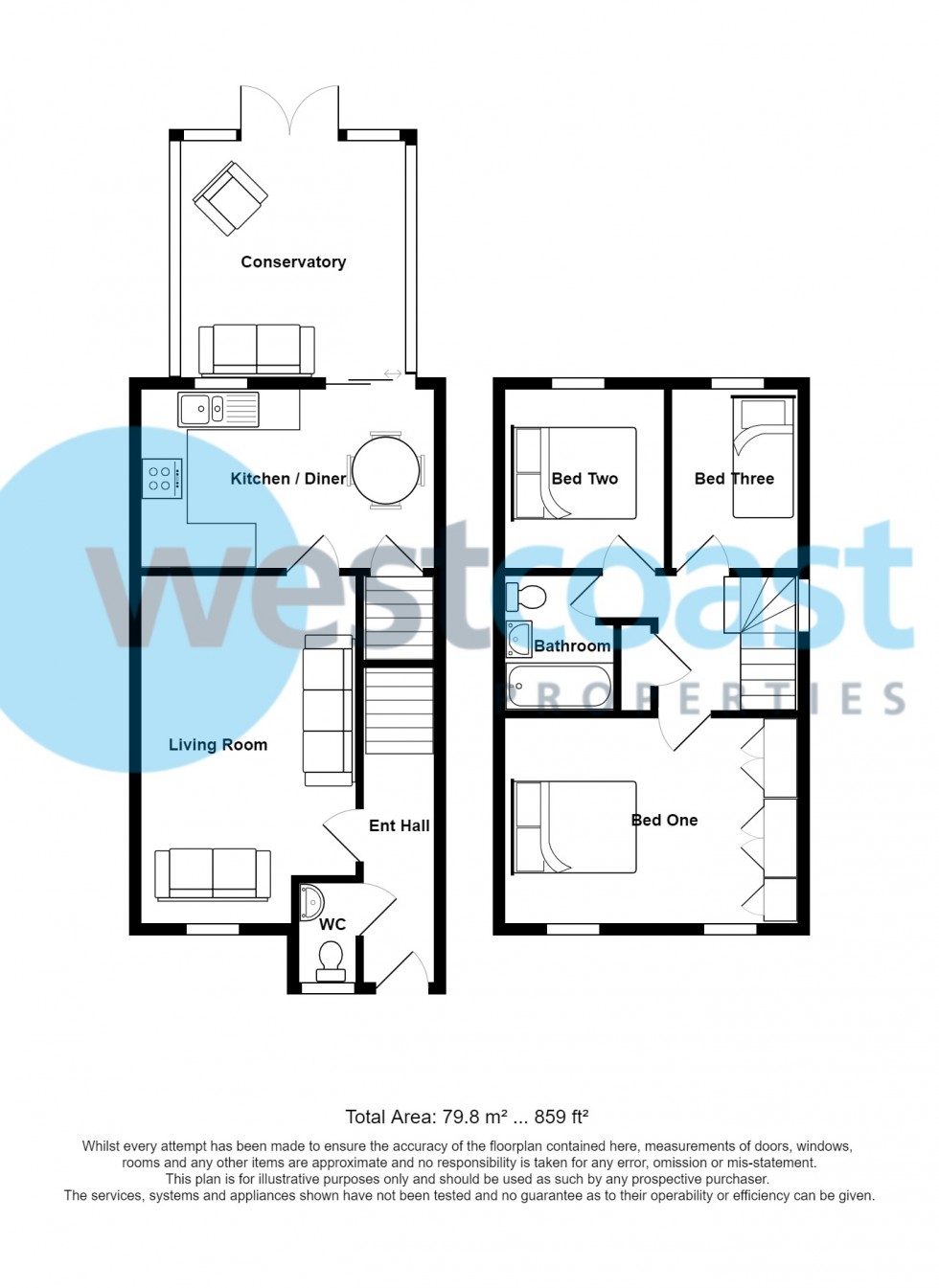 Floorplan for Ham Green, Pill Bristol, Somerset