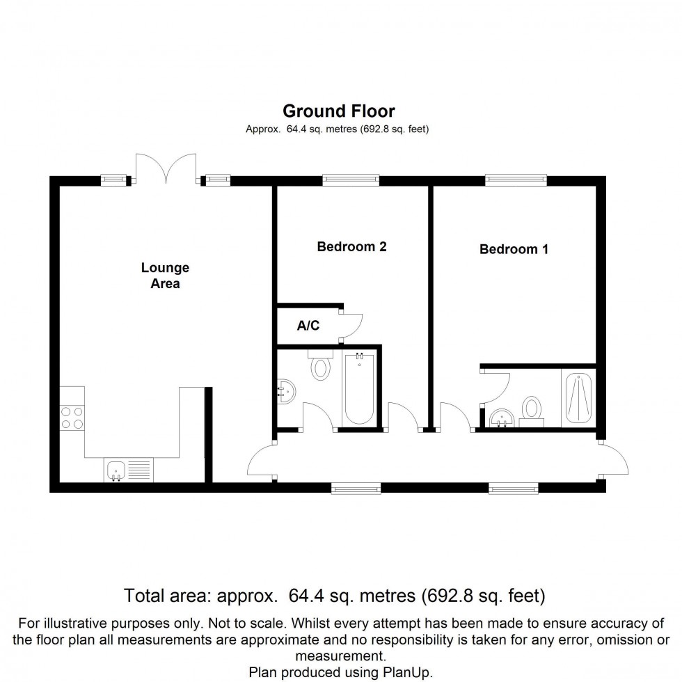 Floorplan for Portishead, Bristol, Somerset