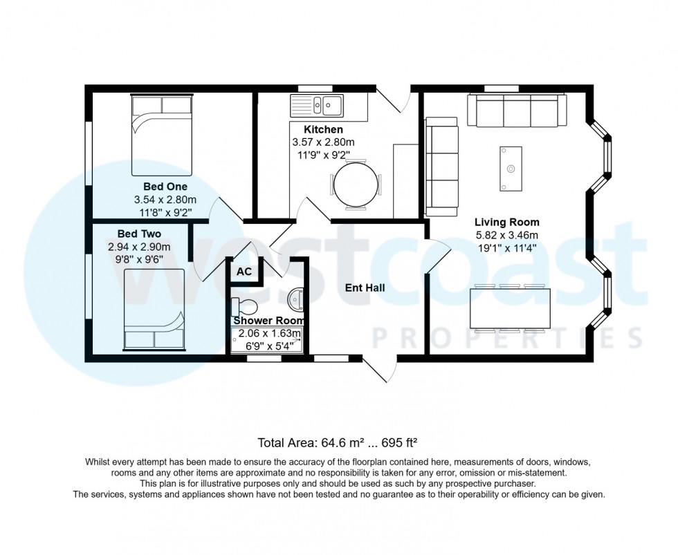 Floorplan for Seville Road, Portishead, Bristol