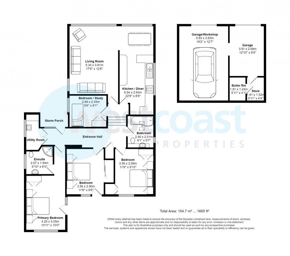 Floorplan for Portishead, Bristol