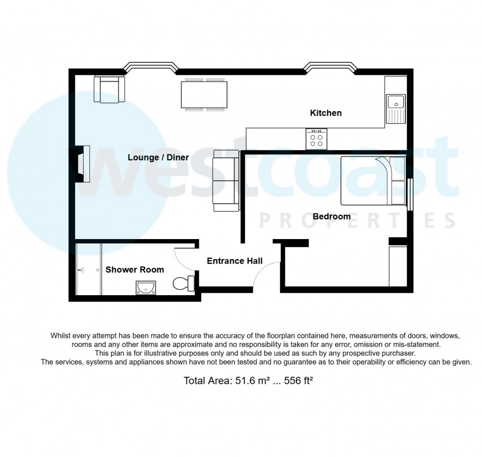 Floorplan for Clevedon, North Somerset