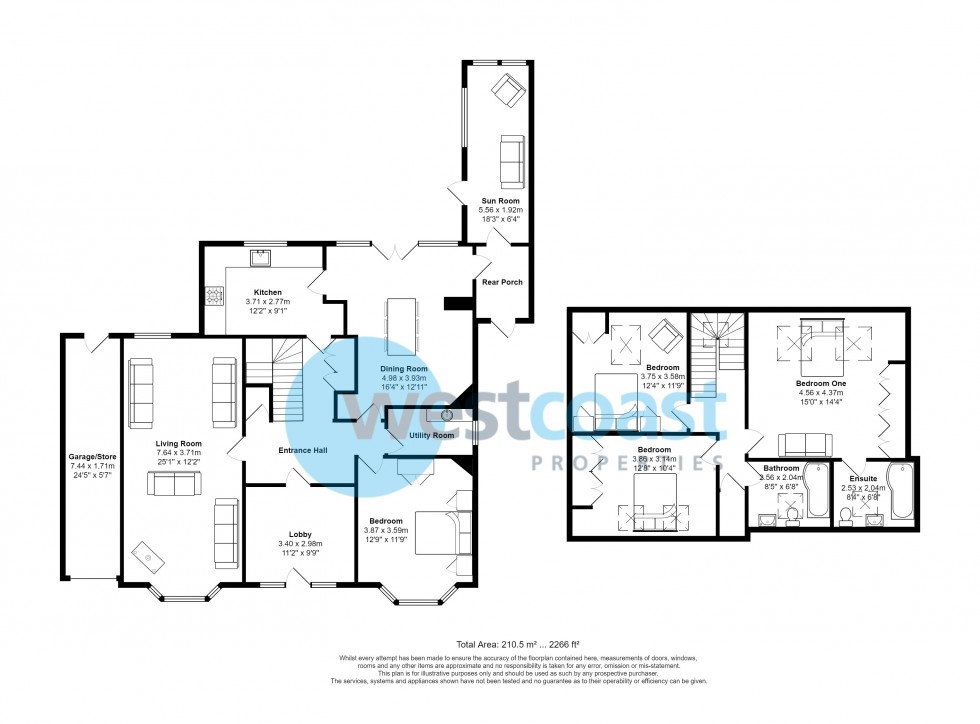 Floorplan for Portishead, Bristol, Somerset