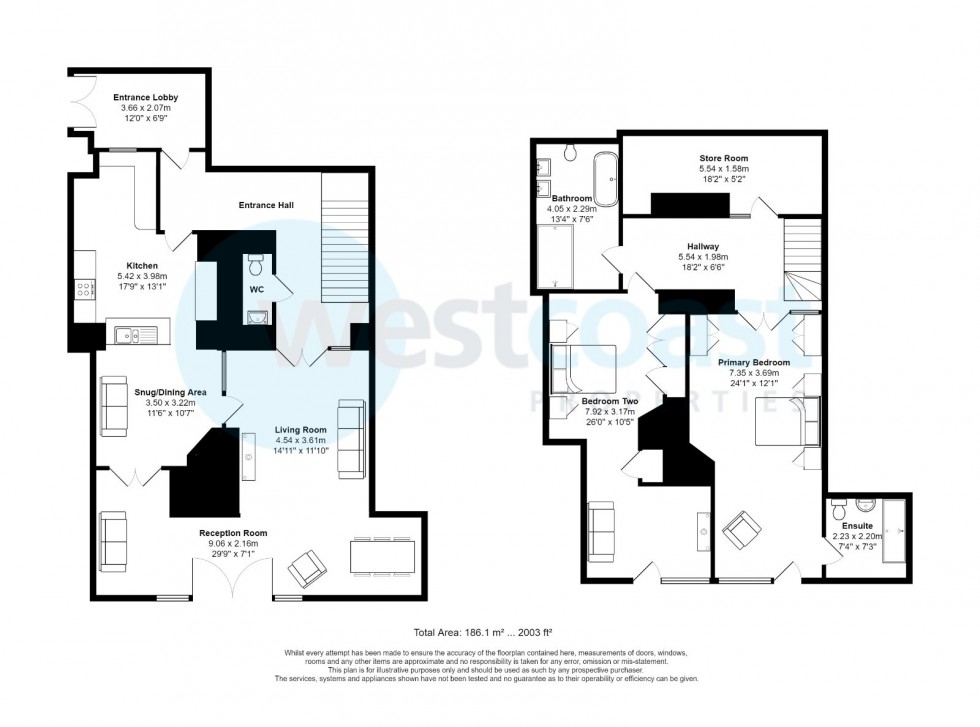 Floorplan for Portishead, Bristol, Somerset