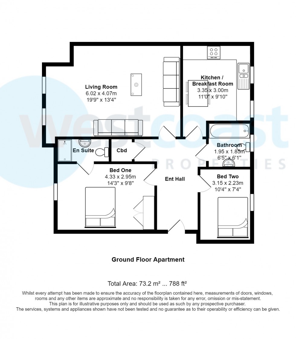 Floorplan for Ham Green, Pill, Bristol