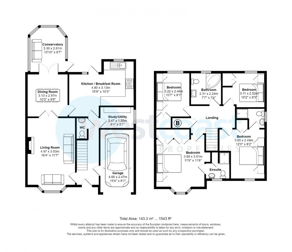 Floorplan for Portishead, Bristol, Somerset