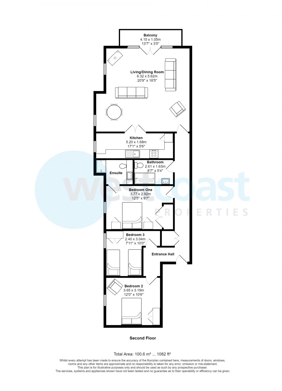 Floorplan for Portishead, Bristol, Somerset