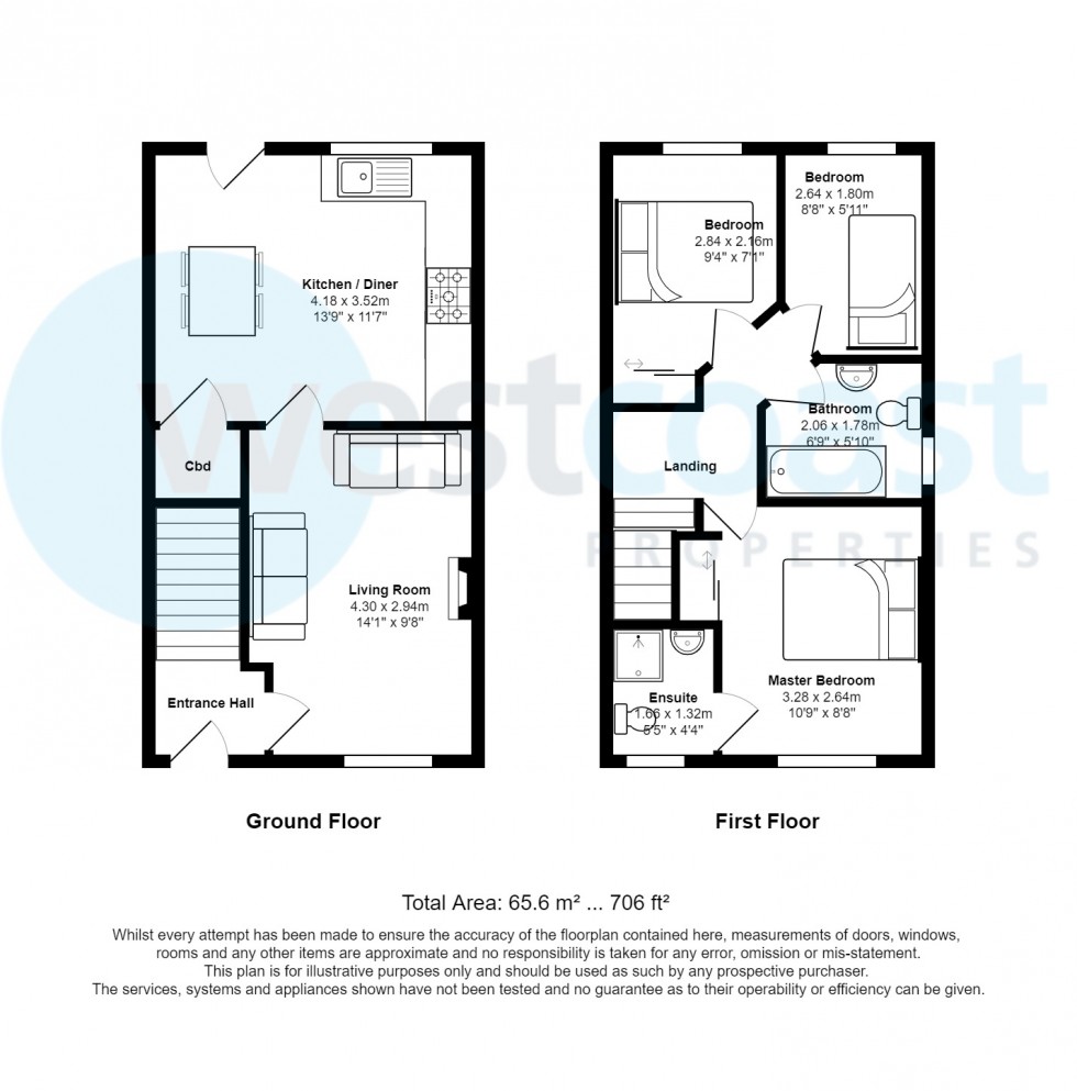 Floorplan for Portishead, Bristol, Somerset